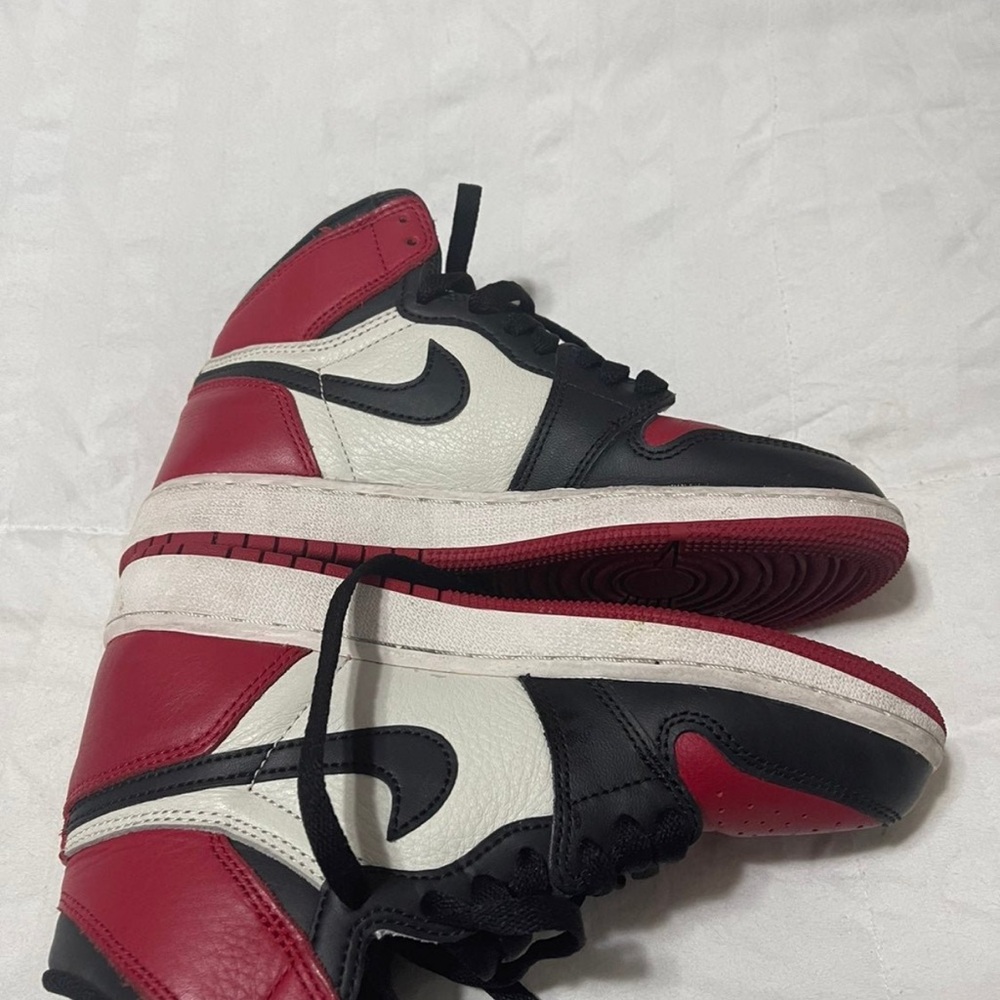 Jordan Kids Sneakers in Red, Black, and White